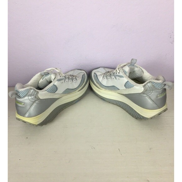 SKECHERS Shape Ups 11803 WSLB Womens White Athletic Walking Toning Shoe Size 8 - Picture 8 of 11